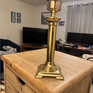 Silvestri Gold Candle Holder